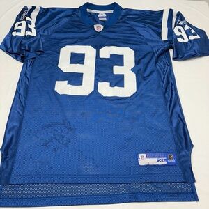 Reebok Indianapolis Colts Dwight Freeney #93 Jersey Mens XL Stained